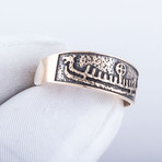 Bronze Viking Collection // Viking Longboat Ring // Bronze (8)