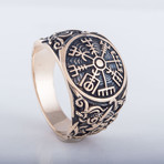 Bronze Viking Collection // Mammen Ornament Signet + Vegvisir (7)