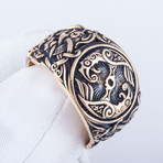 Bronze Viking Collection // Mammen Ornament Signet + Ravens (6)