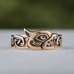 Bronze Viking Collection // Fenrir the Viking Wolf Ring (8)