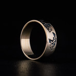 Bronze Viking Collection // Wolf Ornament Ring // Bronze (11.5)