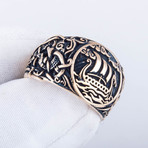 Bronze Viking Collection // Mammen Ornament Signet + Drakkar (9)