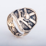 Bronze Viking Collection // Lagertha's Shield Ring (7)