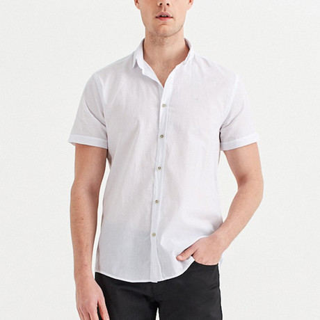 Liam Button Down Shirt // White (XS)