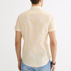 Luke Button Down Shirt // Yellow (XL)