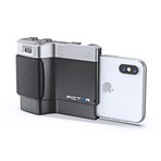 Pictar Home Studio Kit // Smart Grip + Smart Lens 2in1 Wide & Macro + Smart Light + Splat 3N1 Flexible Tripod