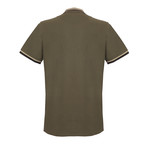 Men's Polo Shirt // Military Green (XL)