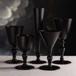 Crystal Glass Series AA // Black (7.8oz)
