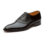 Patent Leather Saddle Oxford // Black (US: 9)