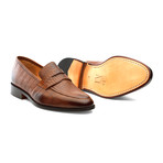 Penny Loafer // Crocodile Brown (US: 7)
