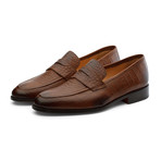 Penny Loafer // Crocodile Brown (US: 12)