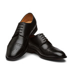 Cap Toe Brogue Derby // Black (US: 10)