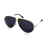 Men's FT0734H-30A Sunglasses // Gold + Dark Gray