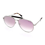 Men's FT0536-16Z Sunglasses // Silver + Purple Gray Gradient