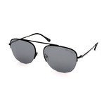 Men's FT0667-01C Sunglasses // Black + Gray