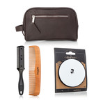 Comb Duo Set + Magnifying Mirror in Toiletry Bag