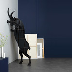 Fausto Ibex // Wall Storage (Brushed Black)