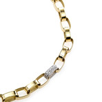 Roberto Coin 18k Yellow Gold Diamond Necklace