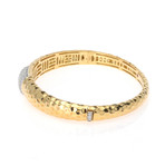 Roberto Coin 18k Yellow Gold Diamond Bracelet // Store Display