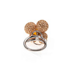 Roberto Coin 18k Two-Tone Gold Diamond + Citrine Ring // Ring Size: 6.75 // Store Display