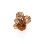 Roberto Coin 18k Two-Tone Gold Diamond + Citrine Ring // Ring Size: 6.75 // Store Display