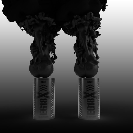 EG18X Smoke Grenade // 2 Pack (Black) - Shutter Bombs - Touch of 