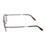 Men's EZ0104 Sunglasses // Shiny Gunmetal + Pink