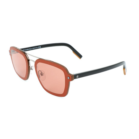 Men's EZ0120 Sunglasses // Shiny Red + Black