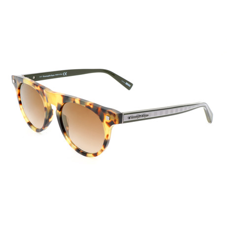 Men's EZ0095 Sunglasses // Yellow Havana + Brown