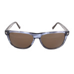 Men's EZ0074 Sunglasses // Blue + Dark Brown