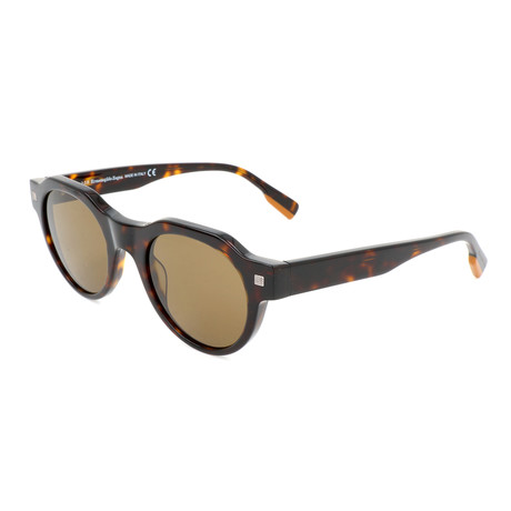 Men's EZ0102 Sunglasses // Dark Havana + Brown