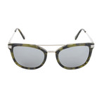 Men's EZ0078 Sunglasses // Grren Havana + Silver