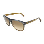 Men's EZ0041 Sunglasses // Gray + Brown