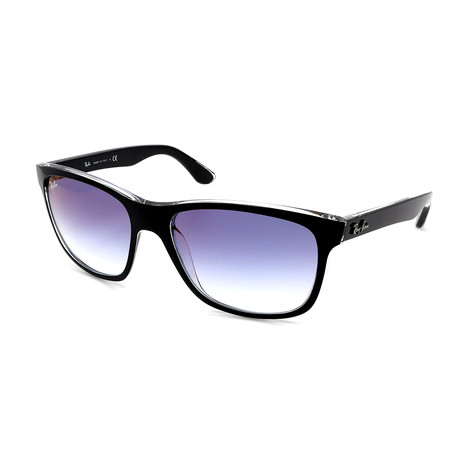 Ray-Ban // Men's RB4181-6039X0 Sunglasses // Black + Gray Mirror