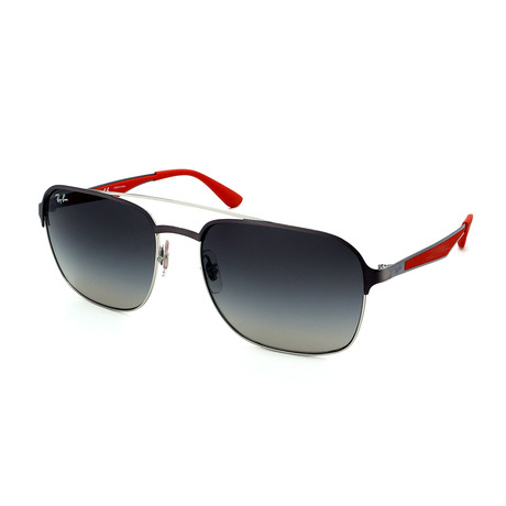 Ray-Ban // Men's RB3570-911111 Tech Series Sunglasses // Silver + Gray Gradient