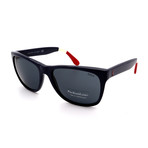 Polo // Men's PH4106-556987 Sunglasses // Navy Blue + White + Red