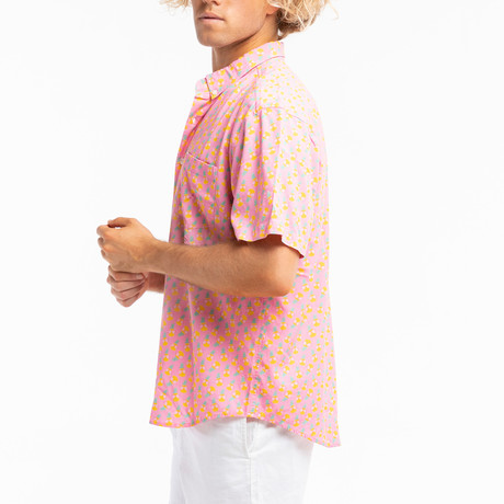 Cool Pineapple Shirt // Pink (S)