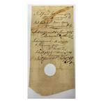 1782 Continental Army Connecticut Line Bond Issued to a Revolutionary War Soldier
