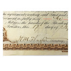 John D. Rockefeller & Henry Flagler Signed 1888 Standard Oil Trust Stock Certificate