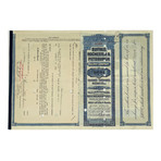 Great American Railroads: Set of 6 Bond Certificates (1890's - 1950's)