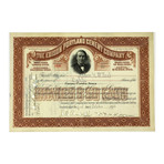 Thomas Edison Portland Cement Company Stock Certificate // 1900s - 1920s