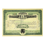 Timepiece Collection // Set of 3 Bulova, Elgin, & Waltham Watch Company Stock Certificates // 1920s - 1960s
