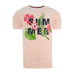 Summer Graphic Tee // Pink (L)