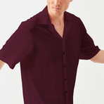 Damson Button Down Shirt // Damson (L)