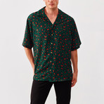 Leo Resort Shirt // Dark Green (L)