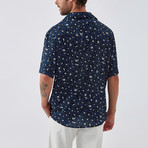 Leo Button Down Shirt // Navy (XL)