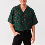 Leo Resort Shirt // Dark Green (M)