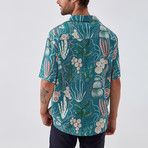 Cactus Button Down Shirt // Multicolor (XL)