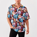 Floral Button Down Shirt // Multicolor (2XL)