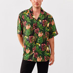 Jungle Button Down Shirt // Green (L)